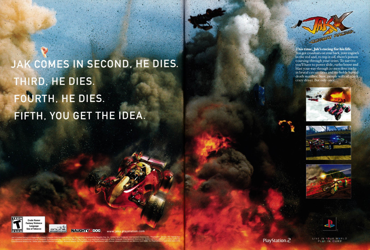 Jak X Combat Racing US ad